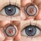 1Pair Color Contact Lens Blue Pupils High Quality Cosmetic Gray  Green Degrees Lenses Makeup Brown Eye