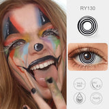 14MM Sharingan Rinnegan Halloween Contact Lenses Sclera Lenses Cosplay Contacts Eye Contact Lens Crazy Lens For Eyes