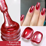 10ml Winter Water Light Cat Magnetic Gel Nail Polish Nail Supplies Vernis Semi Permanent Gel Christmas Xmas Gel