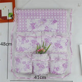 Home Storage & Organization Multilayer Fabric Hanging Storage Bag for Door Wall Wardrobe Dormitory Creative Organizer