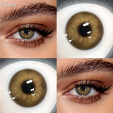 Rome Times Grey 14.2mm Small Pupil Natural Colored Contact Lenses Yearly Disposable Fashion Eye Contacts for Daily Makeup