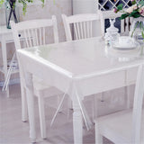 Plastic Transparent Sheet Table Cover Home Clear Tablecloth Protector Waterproof/oil-proof Easy Clean Home Accessories Tools