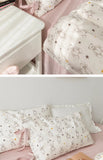 Adorable Pure Cotton Four-Piece Bedding Set Sweetheart Bear Tee-Piece Dormi Bedding Set Comfortable Warm Korean Sle