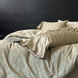 600TC Egyptian Cotton Vintage Jacquard Luxury Bedding Set Single Queen King Size Duvet Cover Flat/Fitted Sheet Pillowcase 3/4Pcs
