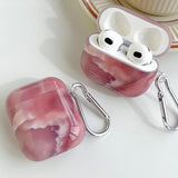 Wireless Bluetooth case for AirPods1/2 AirPods3 AirPods pro and pro2 tpu marble grain earphone cover