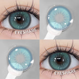 2pcs Blue Color Contact Lenses Natural Gray Eye Lens Beautiful Pupils Yearly Fashion Brown Softlens Cosmetics