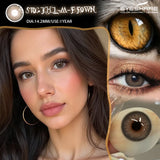 1Pair New Colored Contact Lenses Natural Brown Eye Lenses Blue Eye Lenses Fashion Beauty Contacts Gray SoftLens Yearly