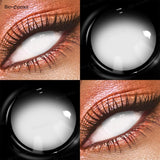 1 Pair Cosplay Contact Lenses for Eyes Cosplay Anime Lenses Multicolored Lenses Halloween Blue Eye Pupilentes 1 Year