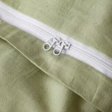 20% Linen and Cotton Bedding Sets Print Duvet Cover Sheet Pillowcase 4pcs Breathable Underwear Bed Linens