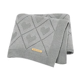 Baby Blankets Super Soft Neworn Infant Babies Boys Girls Cotton Knit Sleep Quilts Covers for Stroller 90*70cm Kids Throwing Mats