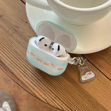 A Row of Goldfish + Brand Suitable for Apple for Airpodspro2 Case/For Airpodspro Case/For Airpods4 Case/For Airpods3 Case/For Airpods2 Case/Fashionable Women's Earphone Case/Simple Earphone Case