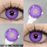 1 Pair Purple Lenses for Eyes Color Contacts Lens Anime Pink Lenses Blue Pupils for Eyes Y2K Lenses for Natural Eyes