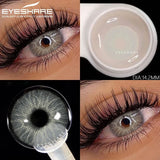 1pair Natural Colored Contact Lenses Brown Eye Lenses Gray Makeup Eyes Pupils Lens Yearly Green Beautiful Pupils Yearly