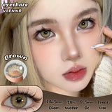 1 Pair Colored Contact Lenses for Eyes Natural Lenses for Eyes Blue Contact Lenses Gray Pupils Yearly Color Lens Eye