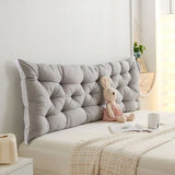 Ins Princess Wind Bedhead Cushions Soft Package Backrest Waist Protection Cushion Dormitory Anti Collision Wall Bedheads Cover