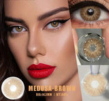 1 Pair Brown Color Series Contact Lenses for Eyes Fashion Natural Lenses High Quality Soft Lens Cosmetics Pupils Yearly
