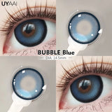 Fashion1 Pair  Color Contact Lenses High Quality Lenses Blue Myopia Lenses Makeup Gradient Lenses