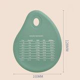 Silicone Measuring Kneading Pad Set Household Food Grade Rolling Pin Dough Pad Large Thick Non-slip Non-stick Bottom Baking Tool