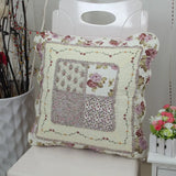 Flower-shaped Cushion Throw Pillows Cotton Fabric Pillows with Cores Cushions Cute Pillows Lumbar Pillows Sofa Pillow Set Square