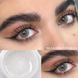 2pcs Blue Green Contact Lenses Yearly New Colored Lens Brown Natural Cosmetic Gray Big Eyes Student Beauty Pupil