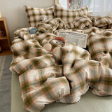 Retro Printing Bedding Set Breathable Polyester Duvet Cover Set With Sheet 3/4pcs Full Queen Adult Student Home Dorm Drop Ship