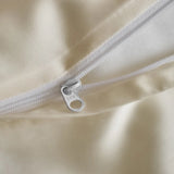 Color Blocking Bedding Set 600TC Lyocell Bamboo Fiber Soft Silky Cool Feeling Duvet Cover Flat/Fitted Bed Sheet Pillowcases 4Pcs