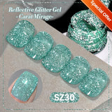 10ml Pink Gold Water Light Cat Magnetic Gel Polish HEMA TPO FREE Aurora Glitter Crystal Soak Off UV Varnish Manicure