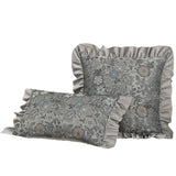 1pc luxury grey Jacquard cushion cover ruffle 45*45cm 30*50cm room decor throw pillow cover for sofa livingroom pillowcase