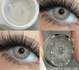 1 Pair Colored Contact Lenses for Eyes Brown Contacts Lenses Fashion Blue Lenses Yearly Gray Pupils Lens Beauty Makeup