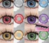 1 Day Lens Colored Contact Lenses for Eyes 5 Pairs Daily Lens Cosplay Contact Lenses Blue Eye Contacts Purple Lenses