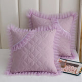 1 Pcs Korean Style Cotton Lace Cushion Cover Pillowslip Pillowcase Square Cushion Pillow Core Covers Thick Pillowcases