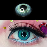 Colored Contact Lenses 2Pcs/Pair Beauty Eye Makeup Lens Natural Look Multi-Color Fa28-2/3/5 Yearly Disposable Contact Lens