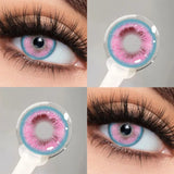1pcs Hot Selling Cosplay Color Contact Lenses with Prescription Blue Beatuy Contacts Lens Makeup Yearly Fast Delivery