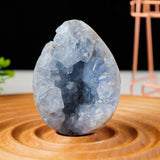 Natural Blue Cave Original Stone Ornament Wishing Make a Wish Home Decoration