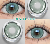 1 Pair Fashion Color Contact Lenses for Eyes Blue Pupils with Diopters Myopia Natural Korean Lenses Yearly Makeup Lens