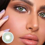 Colored Pupils 1Pair Contact Lenses for Eyes Brown Eye Lenses Green Contact Lenses Fashion Gray Makeup Lenses 1Year