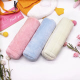 Gift Lattice Pencil Bag Large Capacity Simple Pencil Cases School Supplies with Zipper Stationery Box