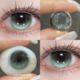 Pillow Dream Light Daily Disposable Color Contact Lenses 14.5mm Big Diameter 40% Water Content Purple Blue Green Brown C