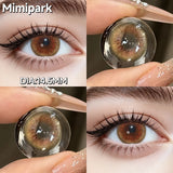 Big Diameter Colored Contacts 2pcs Multi-Style Glossy Lenses for Cosplay Role Play 0.00D No Power