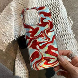 Wave Ripples High-End Stylish Soft Phone Case For iPhone 17 Cases iPhone 16 Pro Max 16E 15 14 13 12 11 XS X XR 7 8 16 Plus Cover