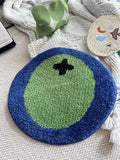 Tufting Seat Mat Soft Round Square Floral Splash Firework Floor Chair Sofa Cushion Pad Home Office Chic Cozy Decor 40x40cm