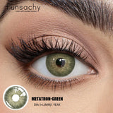 2Pcs Kroean New Colored Contact Lenses Natural Blue Makeup Cosmetic Pupils Soft Lens Eye Beautiful Color Lens Yearly