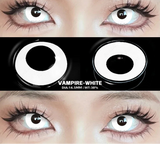 1Pair Halloween Colorful Contact Lenses Anime Cosplay Eye Lenses Multicolored Lens Black Red Mesh White Yearly Contacts
