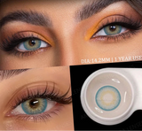 Colored Contacts Lenses for Eyes Gray Pupils Fashion Blue Lenses Brown Makeup Contact Yearly Green Beautiful Pupil 2pcs
