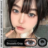 1pair Color Contact Lenses for Eyes Natural Eye Lens Blue Eye Lenses Brown Lenses Gray Pupils Yearly Green Eye Contacts