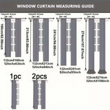 2pcs Romantic Pastoral Multi-Layer Ruffled Half-Blackout Outdoor Curtains,with Top Rod Pocket,Suitable ForDoor Curtains,Bedrooms