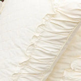 Adult U-Shaped Pillow with Embroidered Lace Neck Support for Side Sleeping Home Use Or Student Dormitory Non-Porous Design
