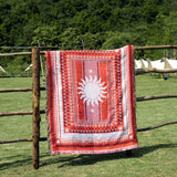 Retro Boho Cotton Linen Blanket Sofa Towel Knit Bohemian Bedspread Pad Mat Bohemian Throw Travel Bedspread Sofa Cover Blankets