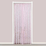 Bedroom Door Curtain French Style Lace Door Drape for Balcony And Bay Window White Girl's Decorative Partition Curtain