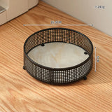 Household Iron Fruit Basket Desktop Decoration Hotel Office Snack Metal Storage Rack Crafts Coffee Table Storage Shelf Ornaments